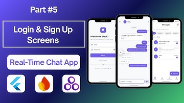 Part 5 — Login & Signup Screens — Real-Time Chat App with Flutter, Firebase & GetX