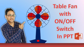 Table Fan Power Point Animation Video | Fan Animation in PowerPoint  #powerpoint