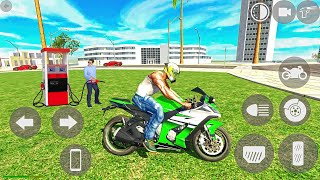 Kawasaki Ninja ZX-10R Bike Driving Games: Indian Bikes Driving Game 3D #2 - Android Gameplay