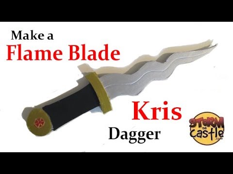 Make a Flame Blade Dagger - YouTube