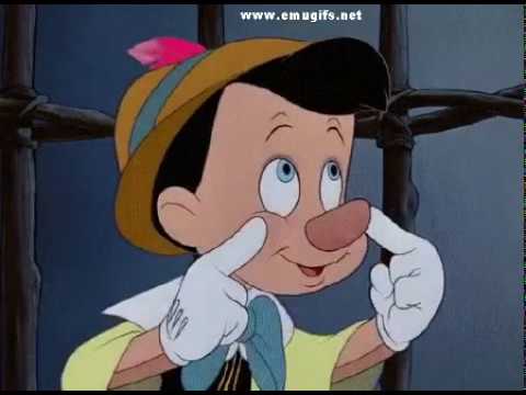 [GIF] Pinocchio Nose Lie Walt Disney Animation Cartoon / Pinocchio GIF ...