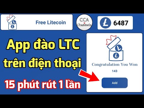 App đào coin LTC miễn phí trên điện thoại - Rút ngay về Faucetpay