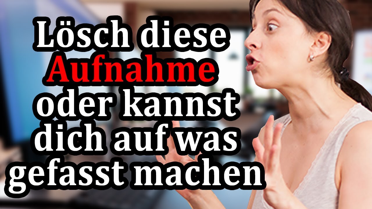 ☎️-Betrügerin will mir Angst machen, damit ich diesen Anruf lösche