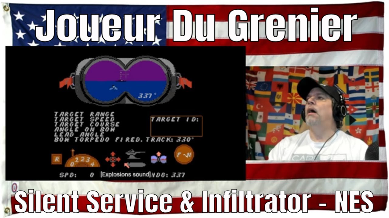 Joueur Du Grenier - Silent Service & Infiltrator - NES - REACTION