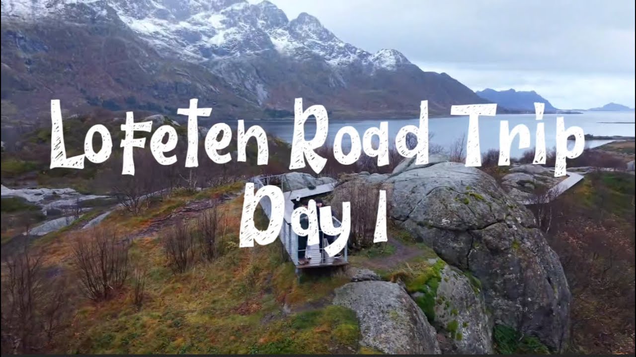 《挪威Harstad 租車自駕到 Svolvær｜雨天洛弗敦也超美！Lofoten Day1 Vlog》