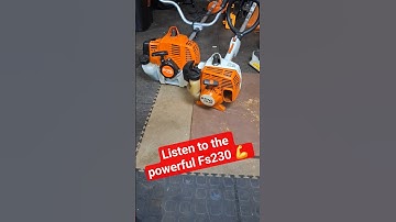 Starting my Stihl Fs230 brushcutter and Stihl Fs45 trimmer. #michaelstoolbench #fs45 #stihl #fs230