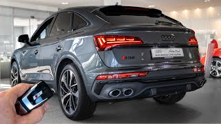 2023 Audi SQ5 Sportback TDI (341hp) in Daytona Gray Pearl Effect - Sound, Interior & Exterior