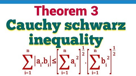 Cauchy schwarz inequality | metric space | bsc3rd