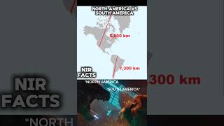 North America vs South America  Who’s REALLY Bigger? 🌍🤯 #shorts #geography #countries