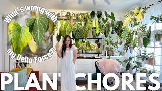 Relaxing Indoor Plant Care | Delta Force Rescue | Watering Day ✨