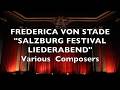 Frederica von Stade; "SALZBURG FESTIVAL LIEDERABEND"; Various  Composers