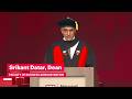 Dean Srikant Datar’s 2026 Commencement Address