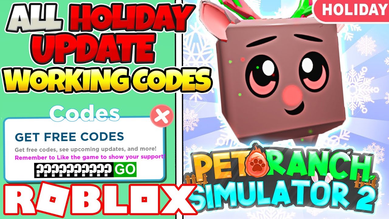 ALL NEW SECRET OP *FREE STARRY PETS* WORKING CODES in ☃️HOLIDAY☃️ 🐾Pet