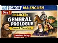GEOFFREY CHAUCER: The General Prologue Themes And Characters | The Canterbury Tales Summary Class 2