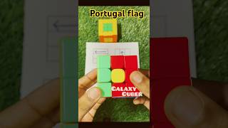 🇵🇹 Portugal FLag on Rubik’s cube 😱 #shorts #flag #viral