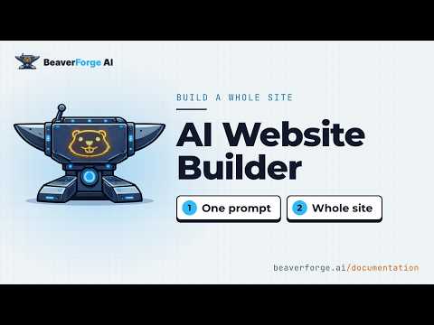 One Prompt, Whole Website in Native Beaver Builder Modules using BeaverForge AI
