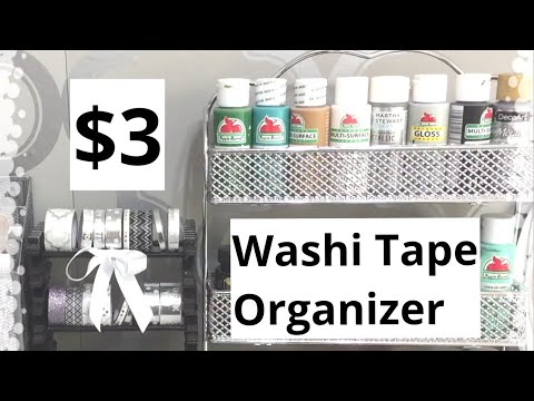 Dollar Store DIY-Washi Tape Holder