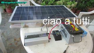 impianto fotovoltaico 12v 220v economico fai da te screenshot 5