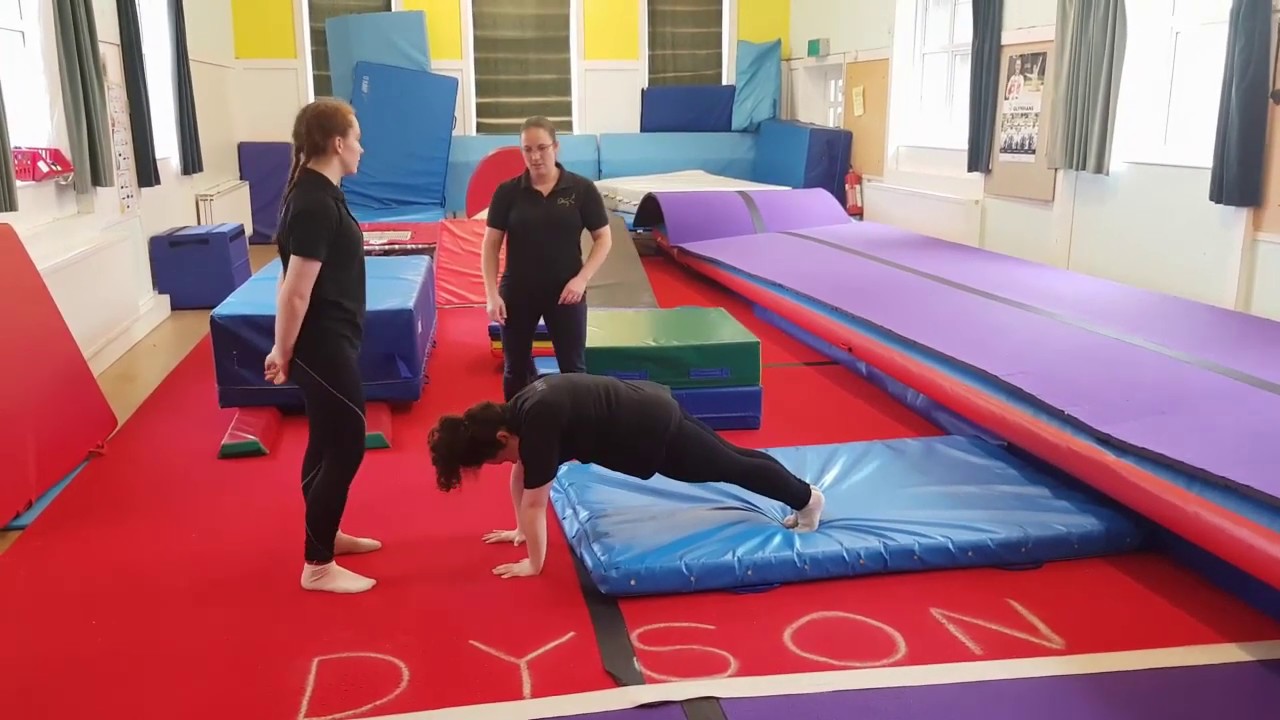 Living room gymnastics Snap down prep 2 ADULT NEEDED YouTube