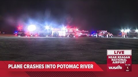 Several agencies respond to Potomac River to help with rescue operation after plane crash