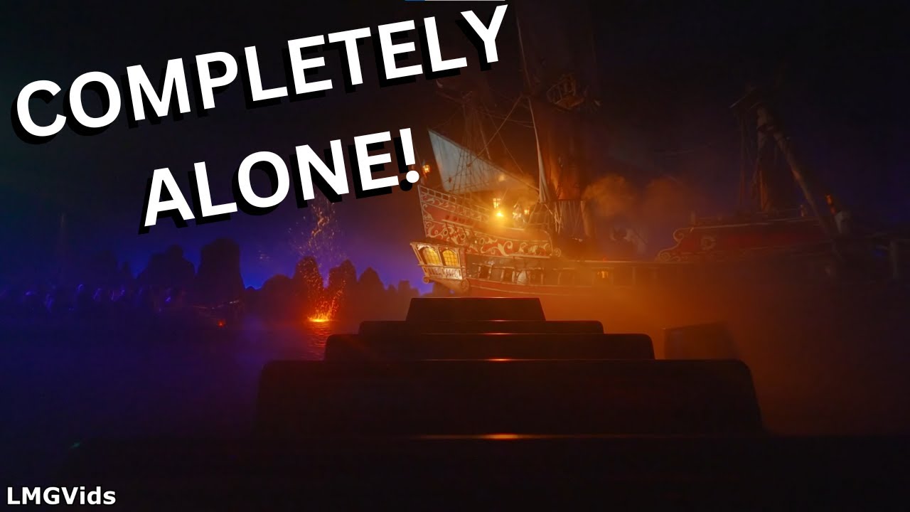 [2023] ALONE on Pirates of the Caribbean - 4K 60FPS POV | Disneyland park, California