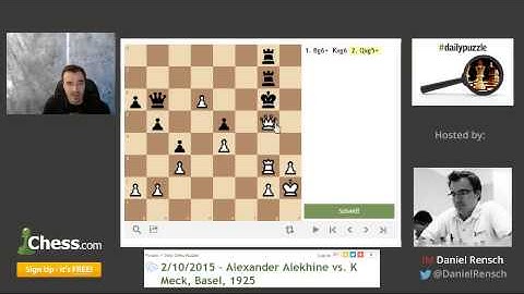 Your Daily Chess Puzzle: February 10th, 2015!