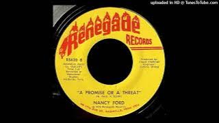 Nancy Ford - A Promise Or A Threat - Renegade 45