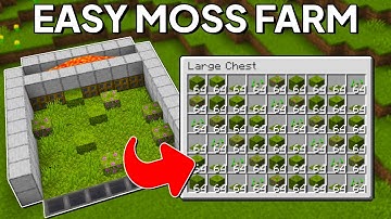 Minecraft Moss Farm 1.21.8