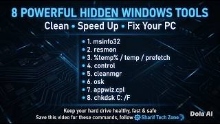 8 Hidden Windows Run Commands To Speed Up &amp; Clean Your PC!