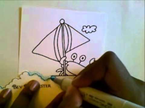 Creating Clouds with Copic Markers