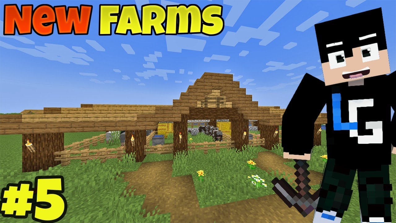 I Made New Farms For Animals In Minecraft 1.20 Survival #5 - YouTube