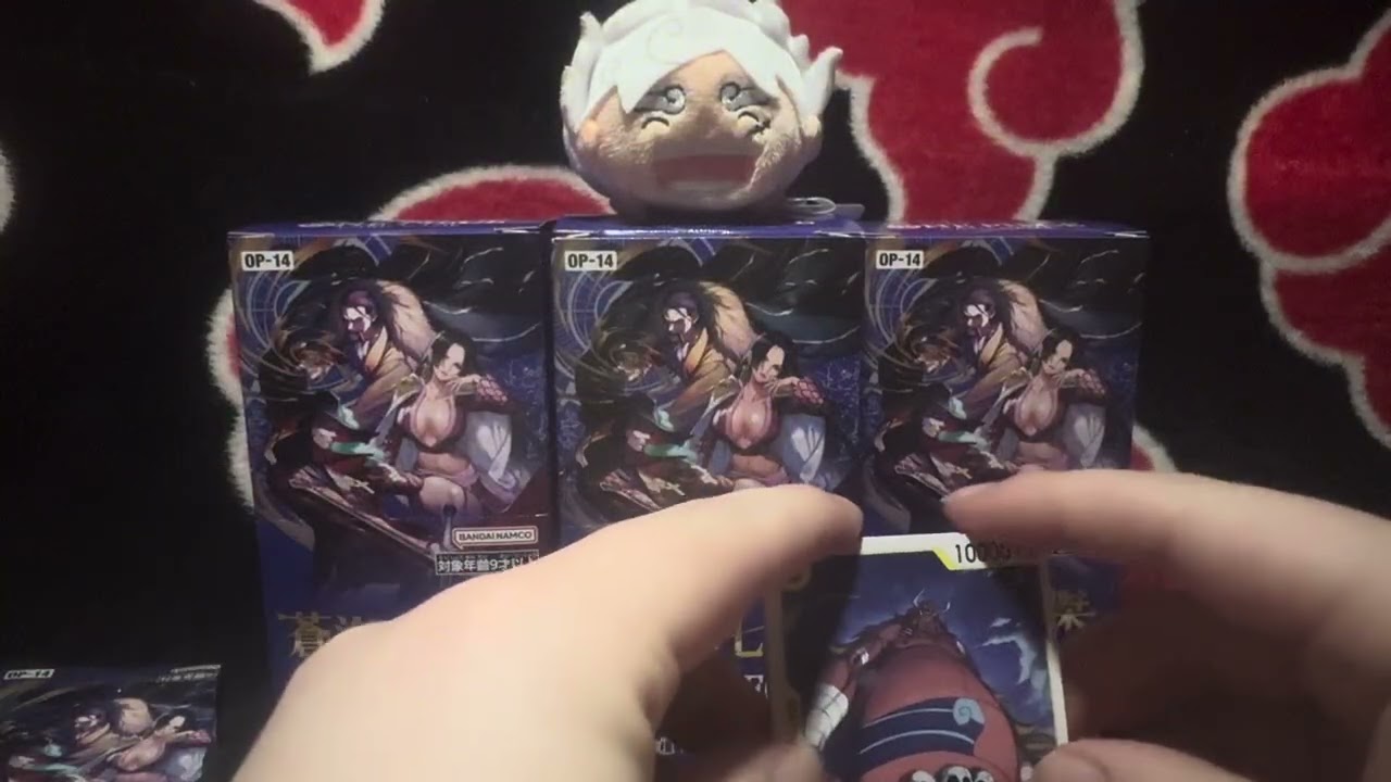 Opening up one piece cards op 14 tcg