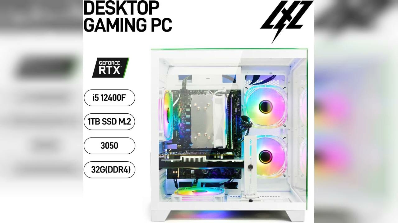 SYSTEMTREFF Gaming PC Mit I5-12400 & RTX 3050 - Dein Einstieg In Die Gaming-Welt