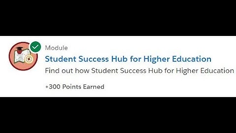 Meet Student Success Hub for Higher Education Trailhead Answer #16 #21_02_2023