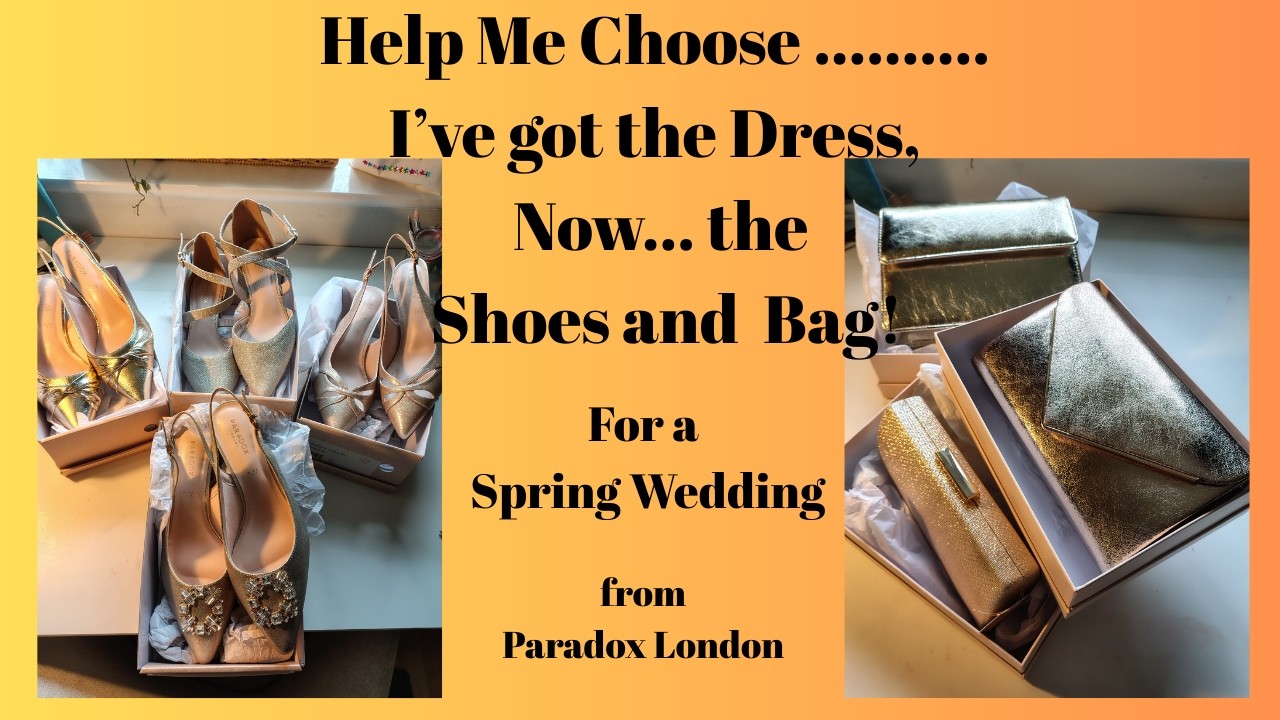 Помогите мне выбрать... У меня есть платье, теперь еще туфли и сумочка для весенней свадьбы.