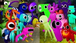 New Rainbow Friends But ALL New Phases Sings It  Friday Night Funkin' (Roblox Rainbow Friends)