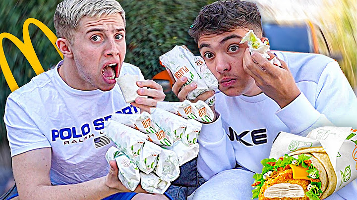 Wrap McDo Challenge avec Inoxtag ! (j'ai failli vomir, on a trop mangé)