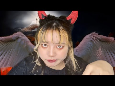 【ASMR】優しい悪魔ちゃんがスキンケアとマッサージをしてくれる👿