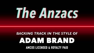 Video thumbnail of "The Anzacs (in the style of) Adam Brand MIDI MP3 Backing Track"