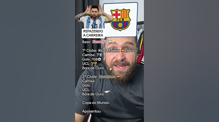 Simulando e refazendo a carreira de Lionel Messi #futebol #messi