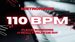 110 BPM - 1 Hour Metronome