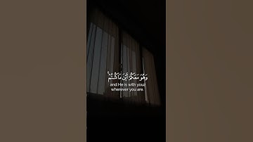 وهو معكم اين ما كنتم l القارئ شريف مصطفى . راحه نفسيه 🤍