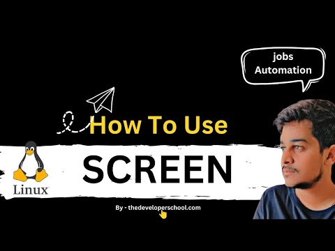 Screen in linux | How to use screen step by step | Learn jobs automation | #coding