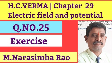 Two identical pith balls each carrying a charge  q |H.C.VERMA|ELECTRIC FIELD AND POTENTIAL |Q.no. 25