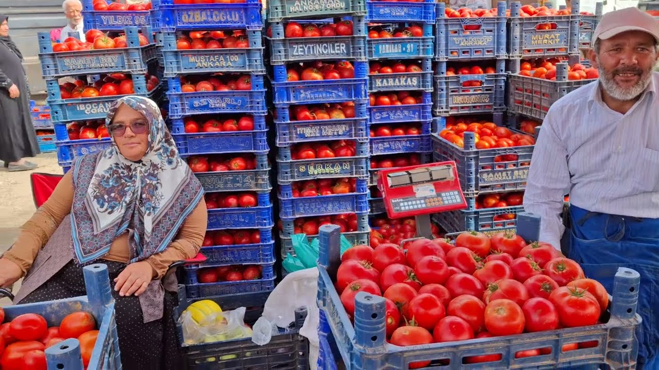 ÇORUM SUNGURLU DA CUMARTESİ GÜNÜ SEBZE PAZARI KÖYLÜ PAZARI 24 AĞUSTOS ÇEKİMİ  25 AĞUSTOS 2024