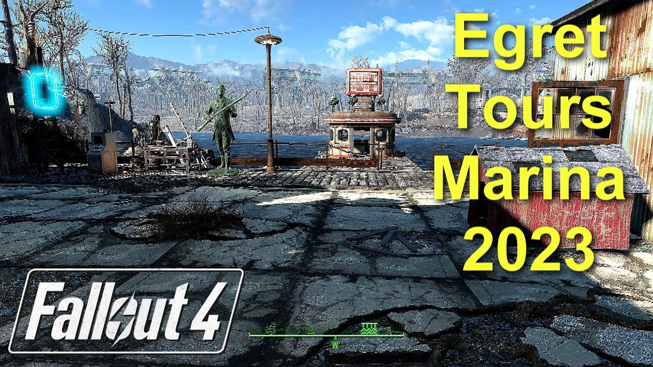 Egret Tours Marina Build 2023 – No Mods or extend Budget Glitch – Fallout 4