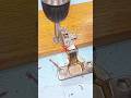 Helpful Woodworking Tip! How to fix a broken furniture hinge  #shorts #diy #tips #howto