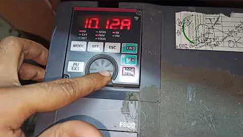 Mitsubishi VFD Parameter Setting || Factory Reset, Local mode || How to Program the Mitsubishi F800