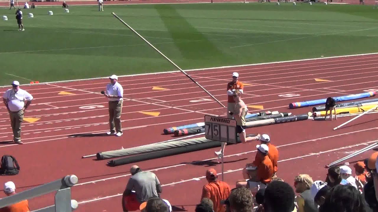 Shawn Barber Texas Relays 6m first attempt