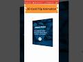 3D Card Flip Effect | HTML &amp; CSS Animation #shorts #shortvideo #css #coding #3danimation #3d #flip